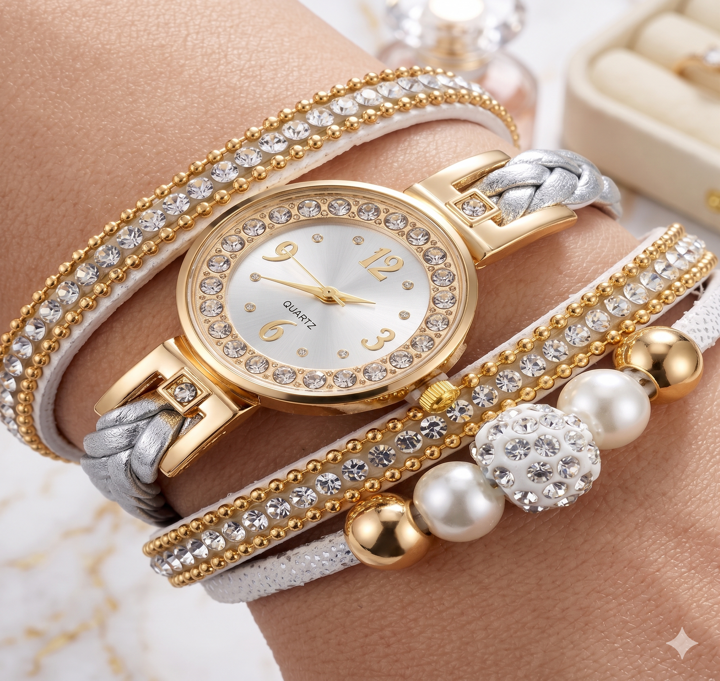 Reloj Elegante Crystal
