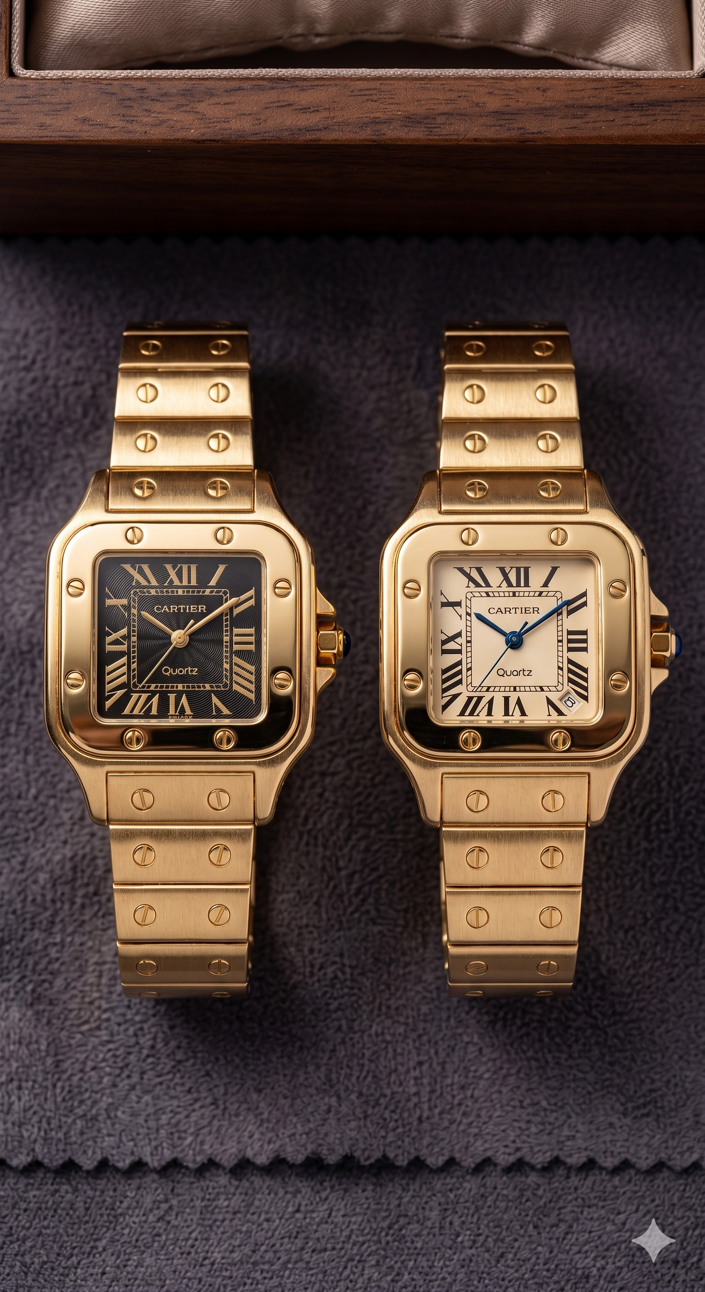 Kit DUO Reloj de Lujo Acero