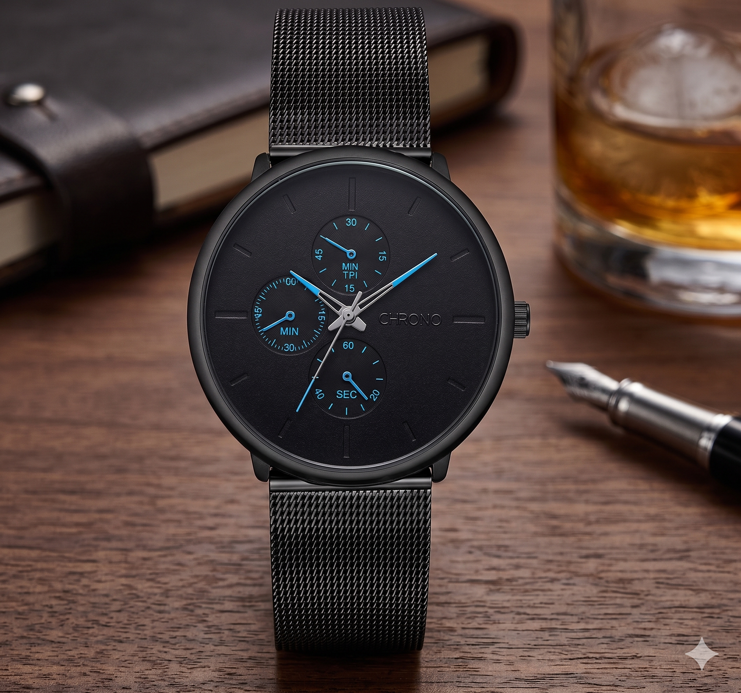 Reloj Elegante negro