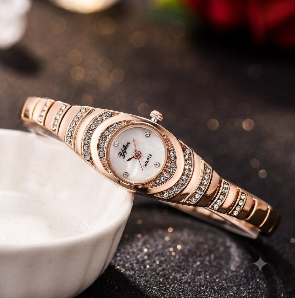 Reloj Dorado Elegante