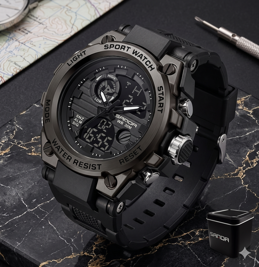 Reloj Táctico Militar (Correa Negra)