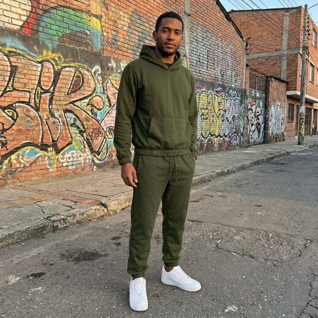 Kit urbano hombre color verde militar