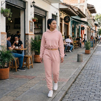 Kit urbano mujer color rosa bebé
