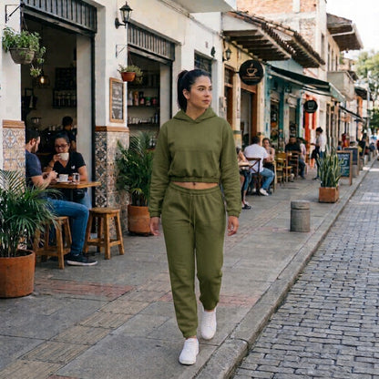 Kit urbano mujer color verde militar
