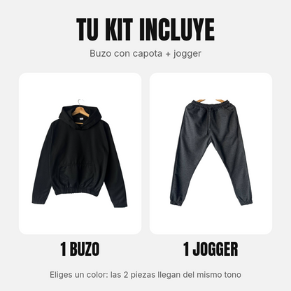 Tu kit incluye 1 buzo y 1 jogger